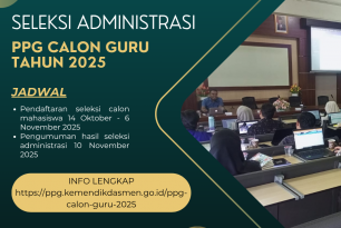 Seleksi Pendidikan Profesi Guru(PPG) bagi Calon Guru Tahun 2025 Seleksi Pendidikan Profesi Guru(PPG) bagi Calon Guru Tahun 2025